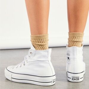 Converse White High-Top Sneakers